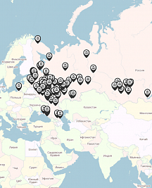 ICOM Russia Museum Map